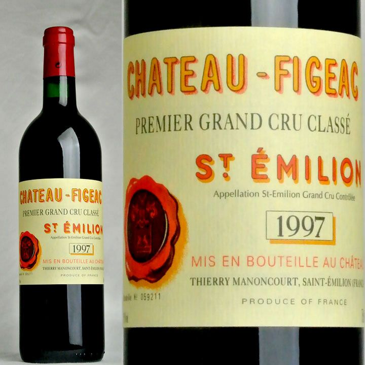 Chateau Figeac 1987 赤ワイン 1987 Chateau Figeac, Saint-Emilion Grand Cru, France | prices