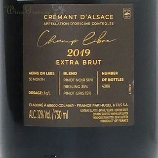ファミーユ・ヒューゲル クレマン・ダルザス シャン・リーブル 2019